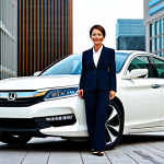 혼다 어코드와 메르세데스 CLA 비교 - Honda Accord - Professional Businesswoman**

"A professional businesswoman in a modest business suit...
