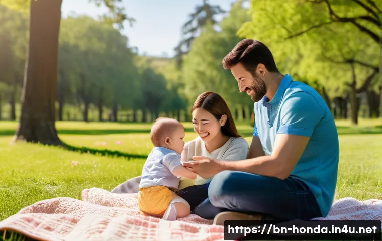 혼다 리지라인 하이브리드 모델 출시 가능성 - **Prompt:** A heartwarming scene featuring a diverse family &ndash; a mother, a father, and their cheerful...